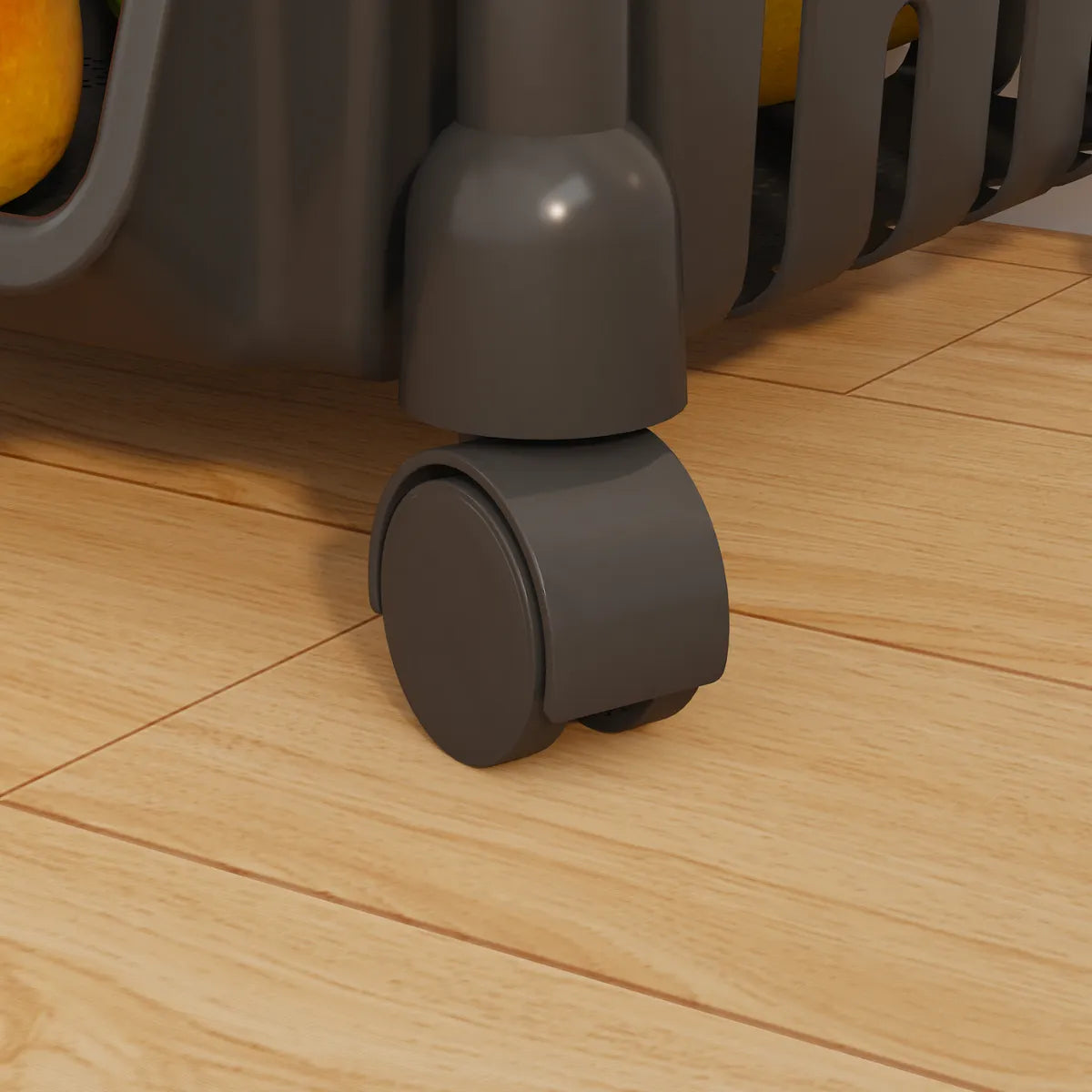 Étagère Cuisine 5 Niveaux à Roulettes Slim 130 cm